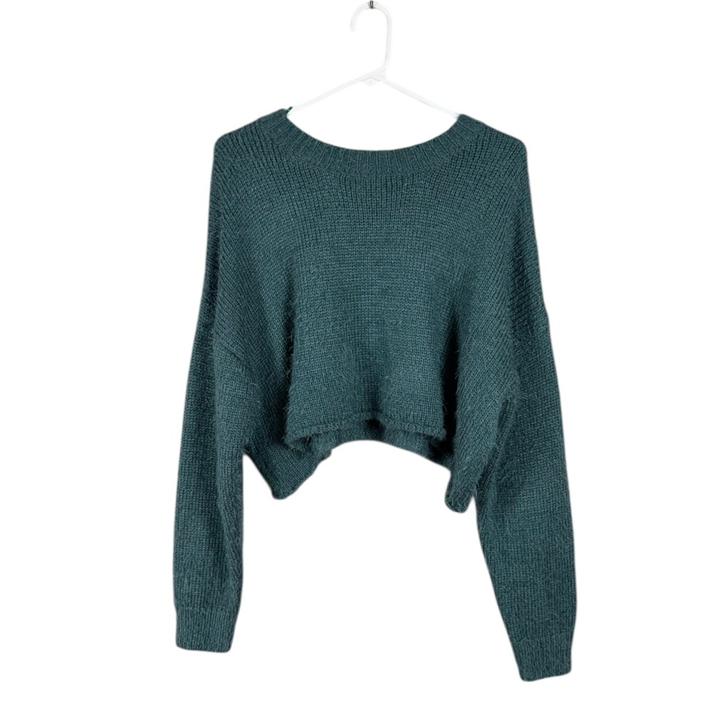 Dreamers Cozy Pullover Sweater Medium Indie Layers Goblin Forest Oversized Fuzzy